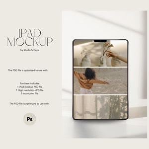 iPad Mockup for Digital Products | Realistic iPad Mockup | Online Course Mockup | Digital Planner Mockup | Etsy Listing Mockup