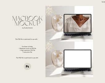 Macbook Mockup | Macbook Mockup for Web Designers and Creators | Realistic Laptop Mockup | Digital Products | Etsy Listing Mockup
