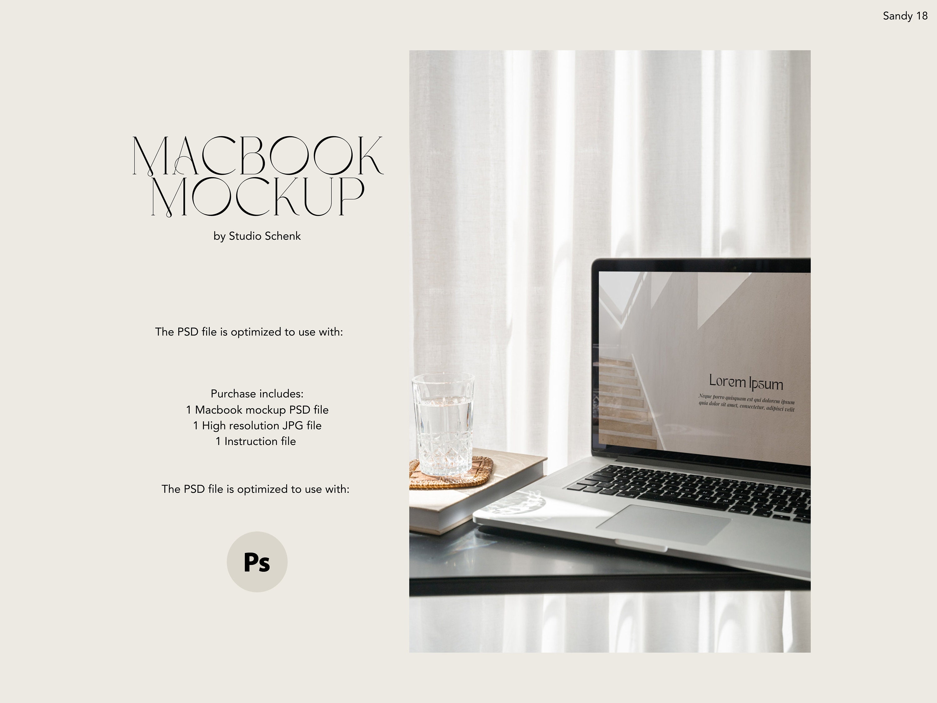 Digital Product Mockup | Macbook Mockup for Web Designers and Creators | Aesthetic Laptop Mockup | Etsy Listing Mockup | Website Mockup
