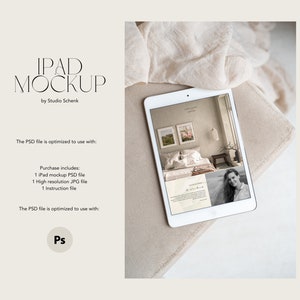 iPad Mockup for Digital Products | Realistic iPad Mockup | Online Course Mockup | Digital Planner Mockup | Etsy Listing Mockup