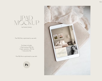 iPad Mockup for Digital Products | Realistic iPad Mockup | Online Course Mockup | Digital Planner Mockup | Etsy Listing Mockup