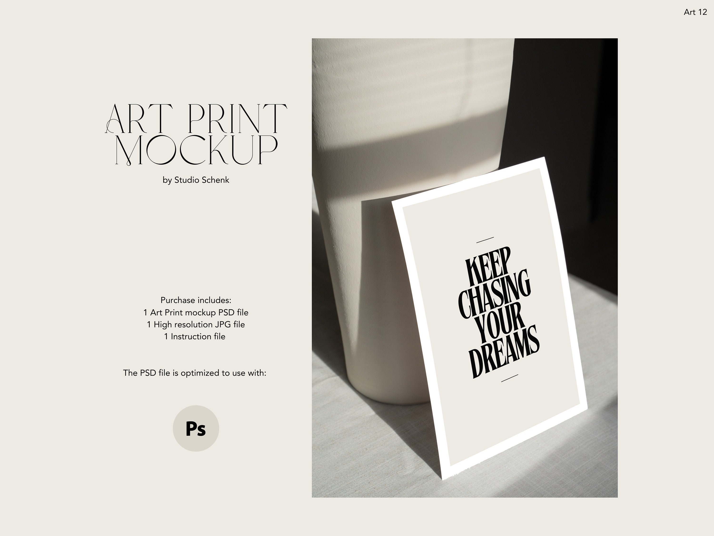 Art Print Mockup | Poster Mockup for Designers, Artists and ...