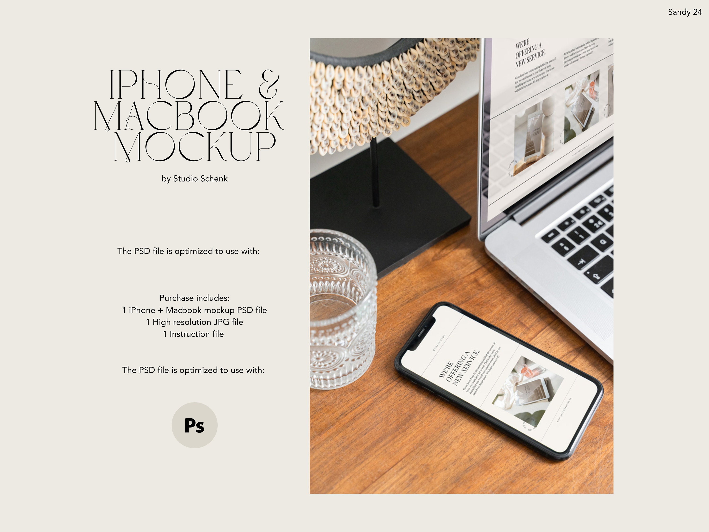 Maqueta de iPhone y Macbook | Maqueta de iPhone para diseñadores y creadores web | Maqueta de Macbook | Maqueta realista de teléfono y computadora portátil