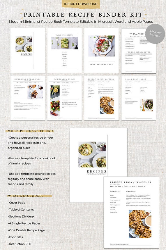 How to Create a Family Recipe Book - Picture This Organized