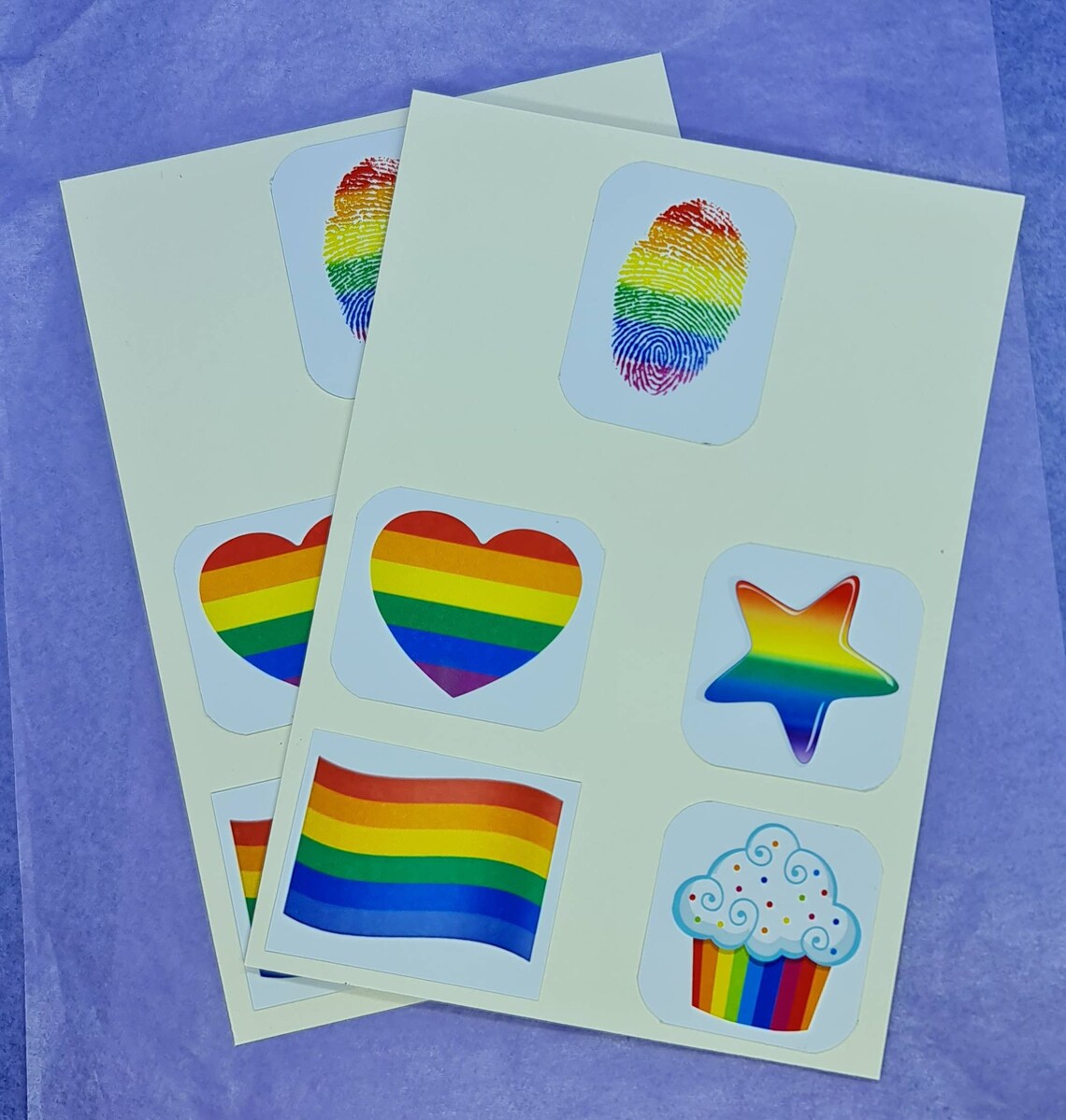 Rainbow template image