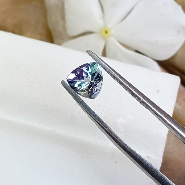 Tri Color Tanzanite Ring Etsy