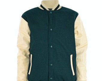 Forest Green Varsity Jacket