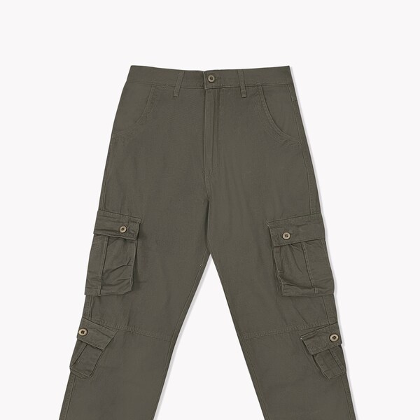 Grey Cargo Pants Mens Etsy