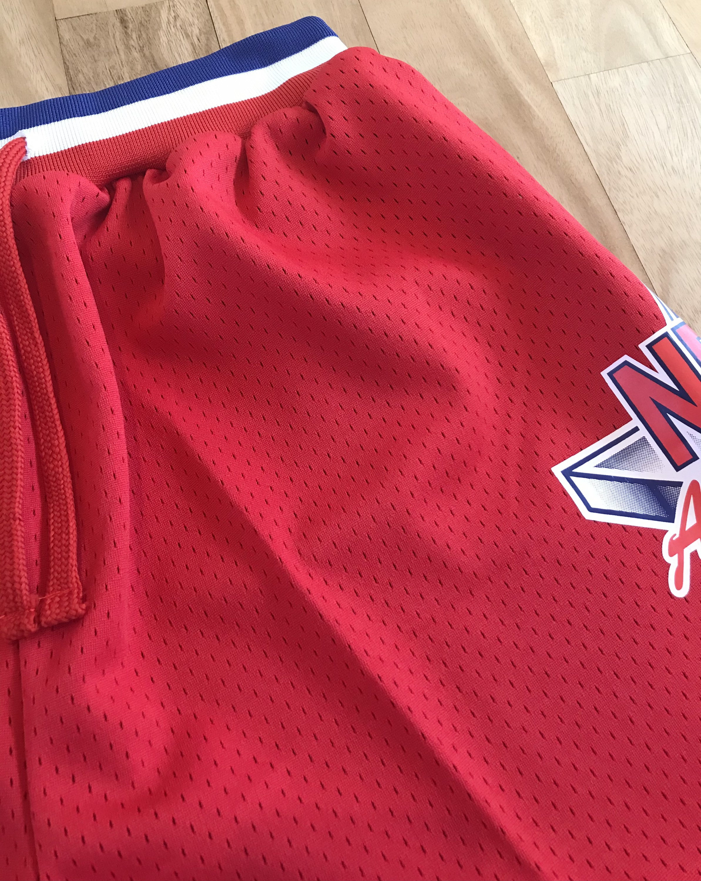Nba all star shorts red Etsy