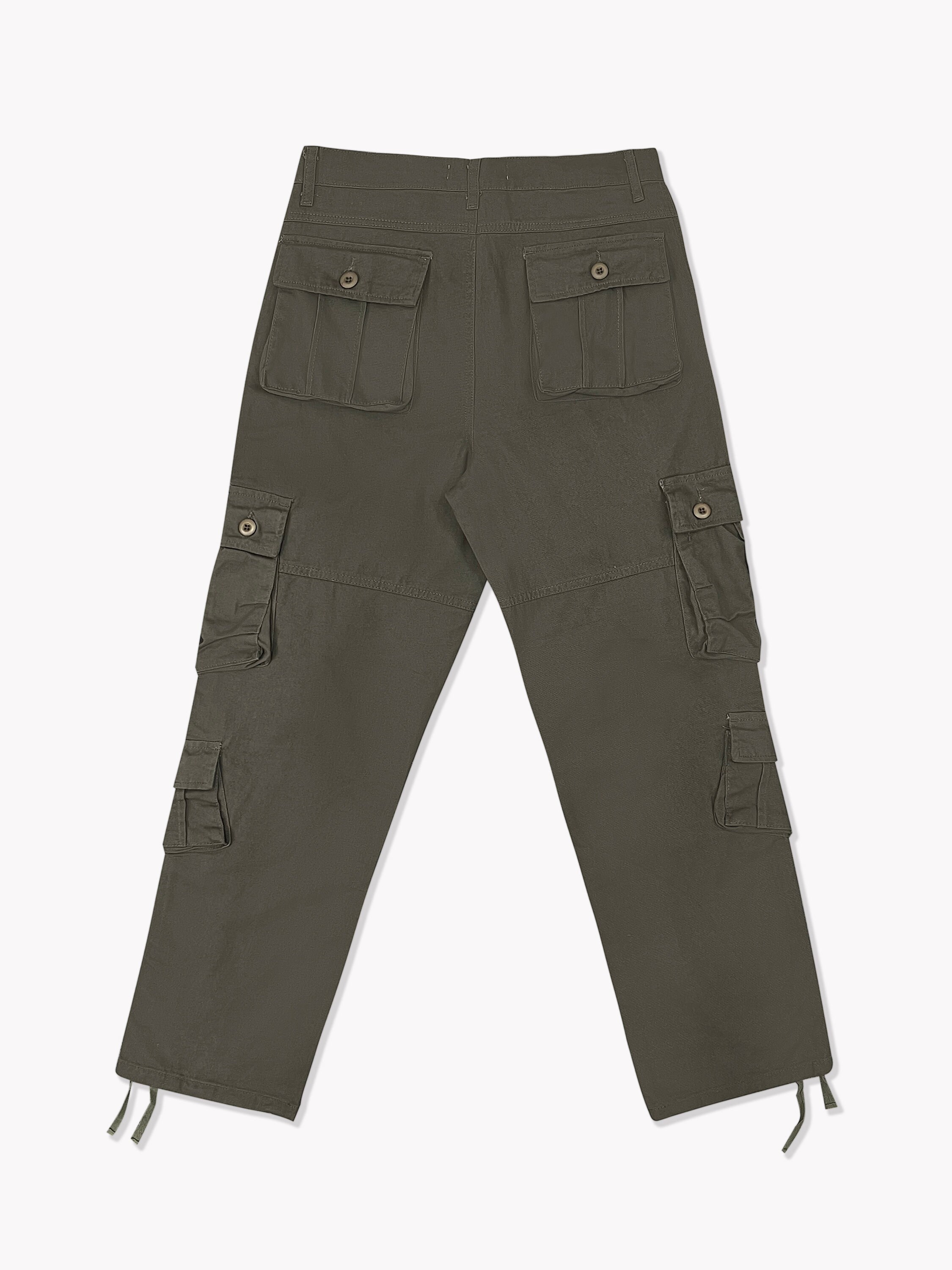 Virmaxy Mens High Waisted Wide Leg Cargo Pants Men Fashion