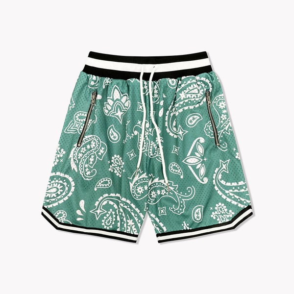 Paisley Pattern Shorts Etsy