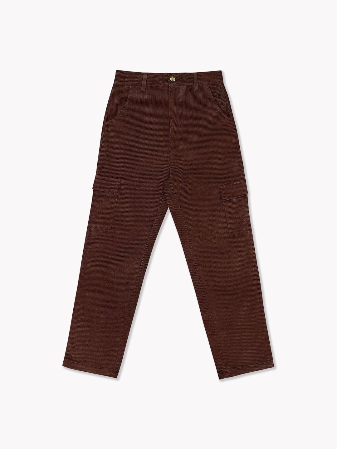 Mens Wide Leg Corduroy Cargo Pants Chocolate Brown - Etsy