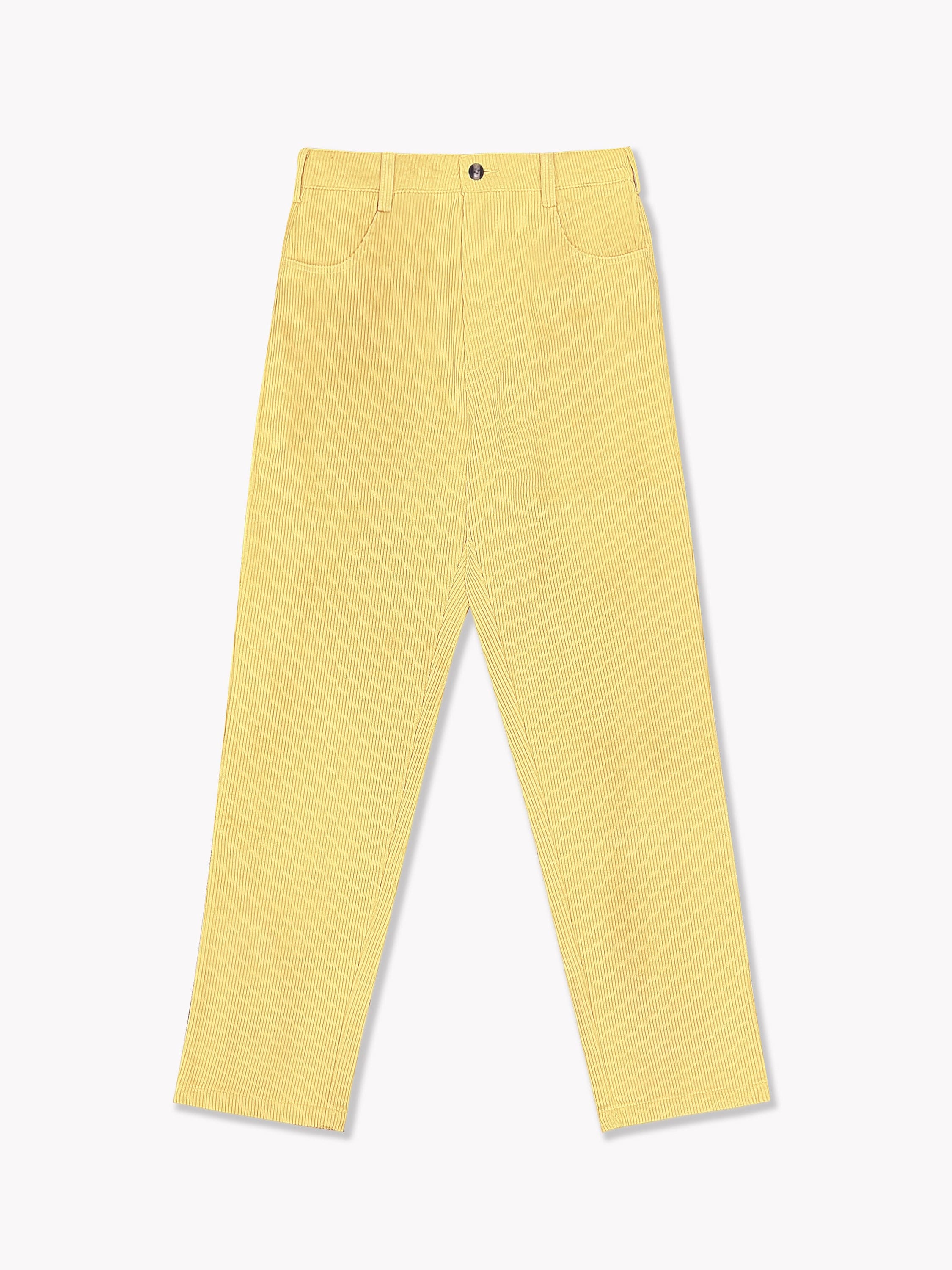 Zara yellow hotsell corduroy pants