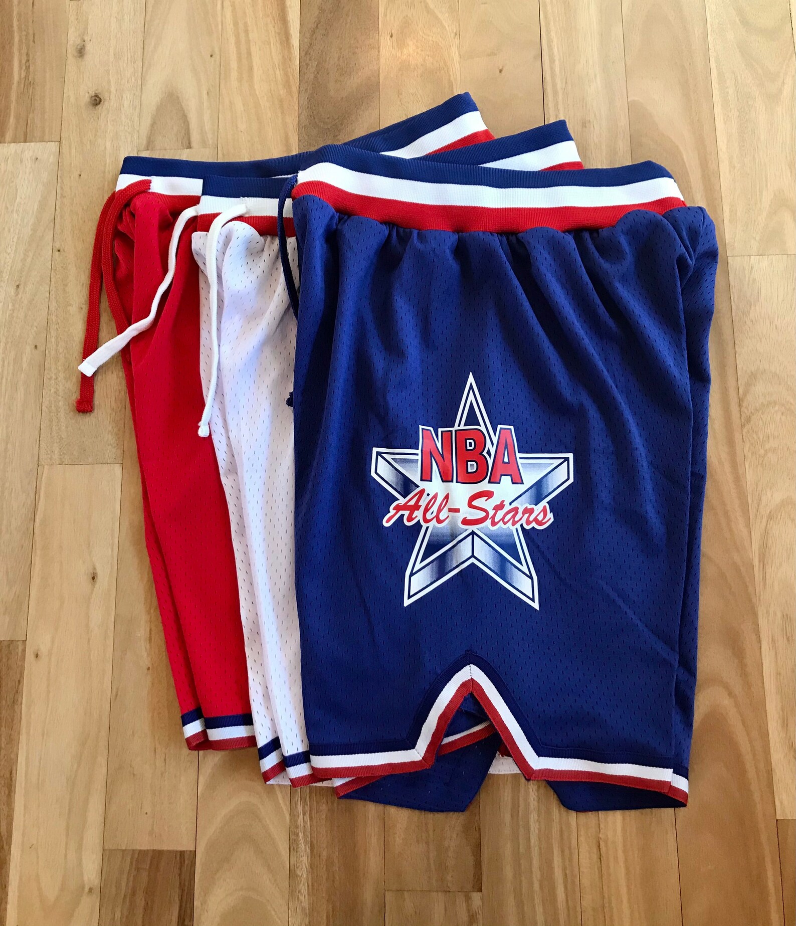 Nba all star shorts blue Etsy
