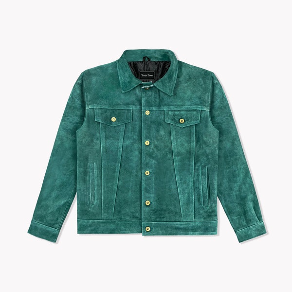 Mens Suede Jacket Etsy