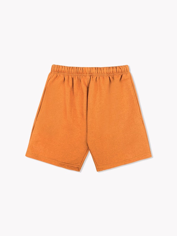 Orange sweat shorts best sale