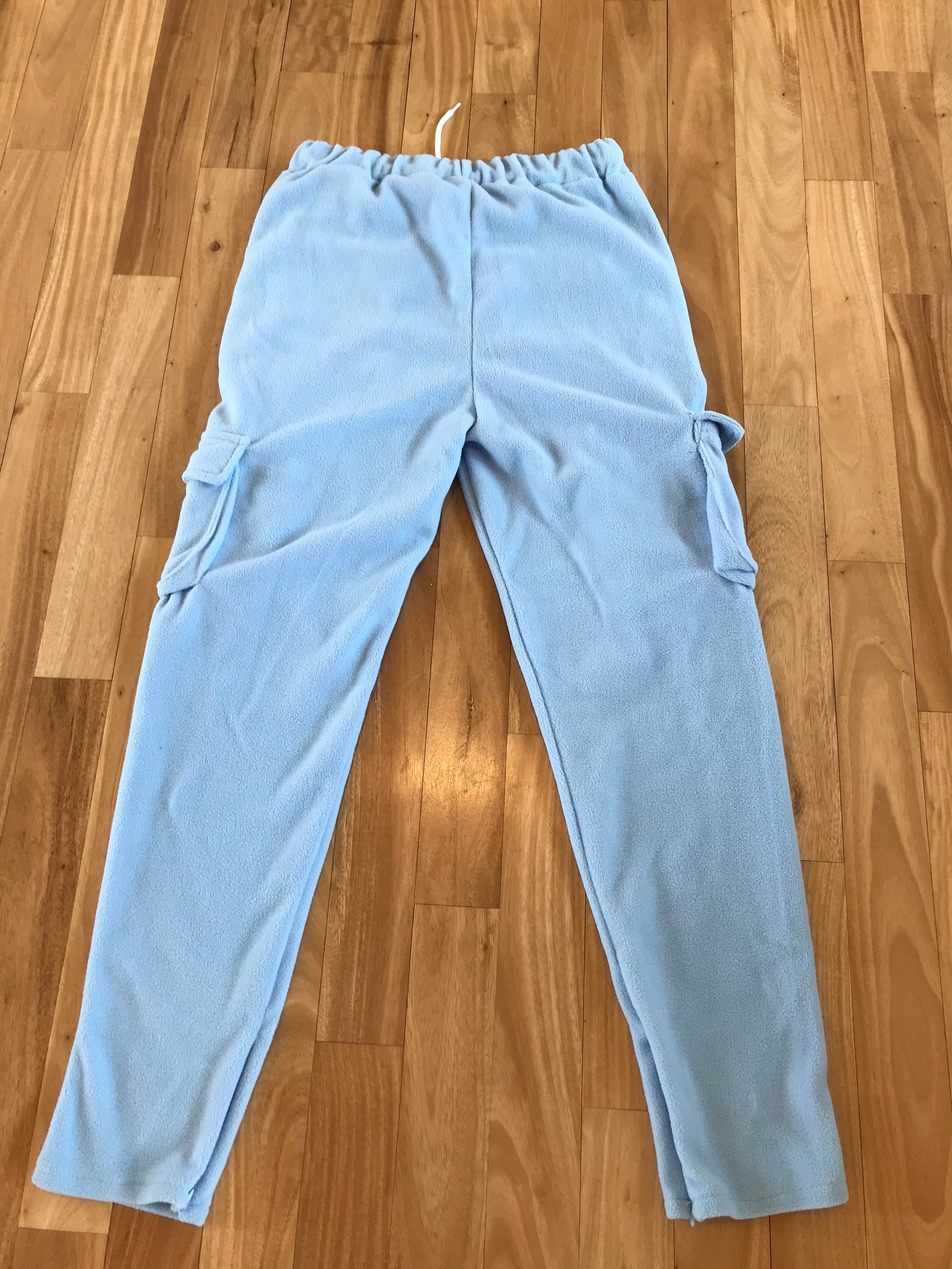 Cargo sweatpants blue Etsy