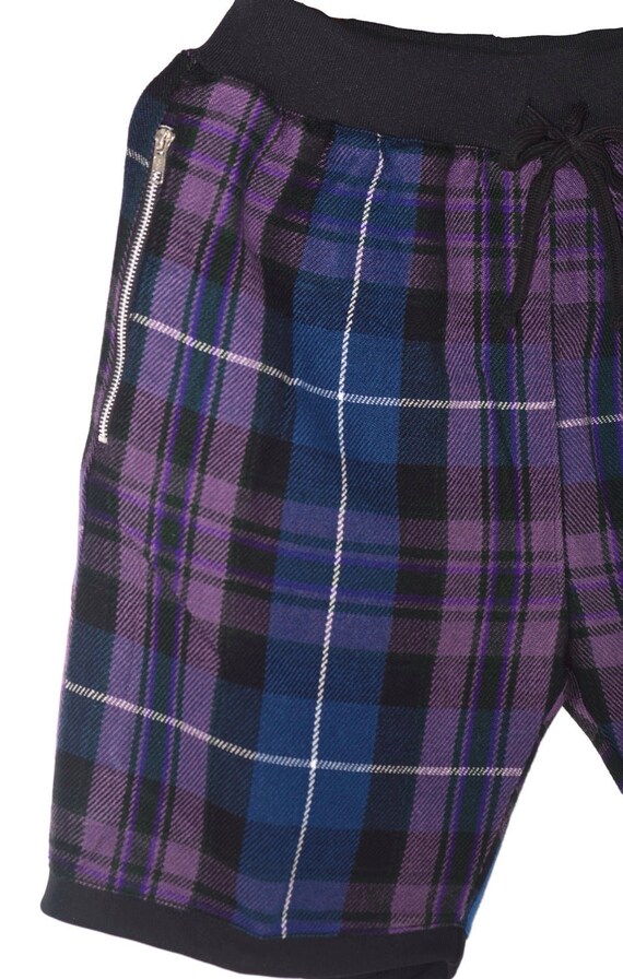 Plaid Basketball Shorts Purple - Etsy