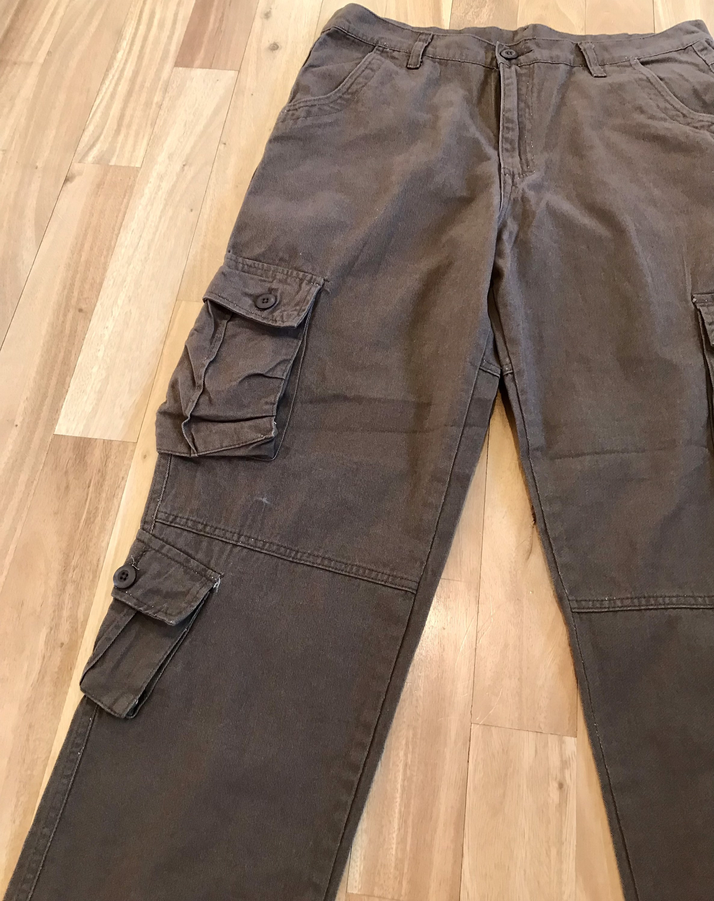 Vintage cargo pants earth brown Etsy