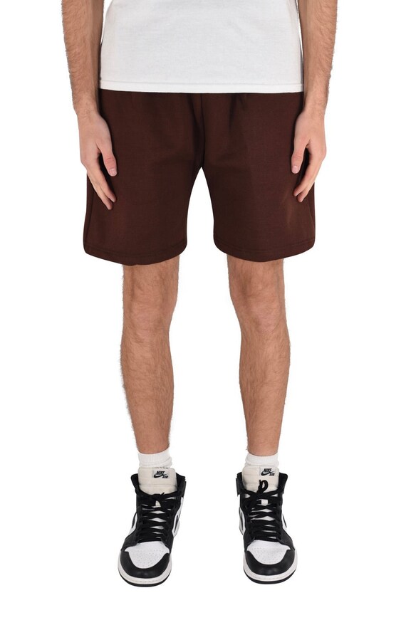 Fleece Sweat Shorts Chocolate Brown - Etsy