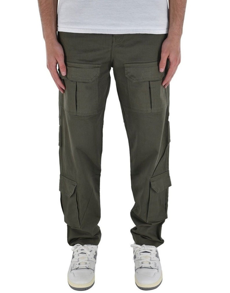 Military Cargo Pants Olive Green Etsy