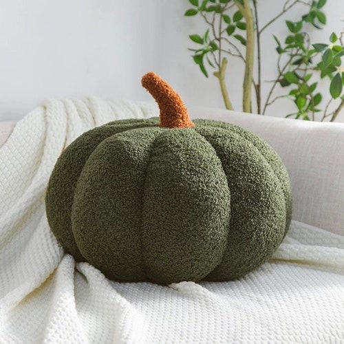 Halloween Fall Pumpkin Pillow Plush Autumn Pumpkin Spice Etsy Canada