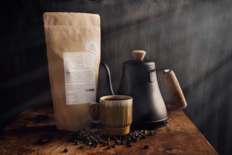 Fair Trade Organic Honduras Whole Bean or Ground Specialty Coffee 12