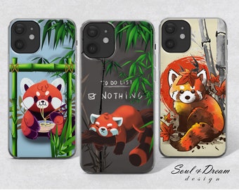 Red Panda Kawaii Phone Case for iPhone Pro Phone Case Samsung Galaxy Plus Phone Case Pixel Pro Pro Case Cute