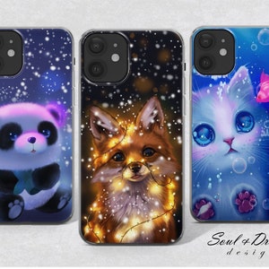 Cute Christmas Phone Case Xmas Case for iPhone 15 Plus 14 Pro 13 12 11 XR 8+ 7 & S21 A50 A51 A53 Huawei P20 P30 Lite Pixel 6A 5