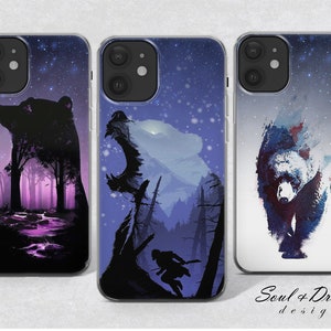 Polar Bear Aesthetic Phone Case for iPhone Pro Phone Case Samsung Galaxy Plus Phone Case Pixel Pro Pro Case Cute