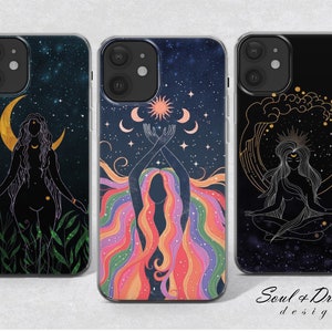 Tarot Spirituality Phone Case Witchcraft iPhone Case for iPhone 14 13 12Pro 11 Xr 8+ 7  S21fe S22 Samsung S20 A14 A13 A33 A53 Pixel 6A 5