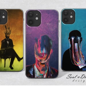 Creepy Phone Case Demon Cover for iPhone 15 Plus 14 13 12 Pro 11 XR 8 7, Samsung S23 S22 A73 A53 A13 A14 S21 Fe S20, Pixel 7 6A
