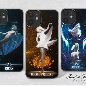 Tarot Card Phone Case Witchcraft Occult fits for Pixel 7 Pro 6A iPhone 14 13 12 11 Pro 6 7 8 Plus X XS XR, Samsung A14 S22 S21 S20 A13 A53