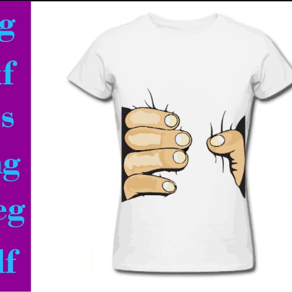 Big Hand Squeeze T Shirt SVG, Hand Squeeze T Shirt Printed, Men T-Shirt, Short Sleeves, Funny Cartoon Design, Male Tops, Gift for men