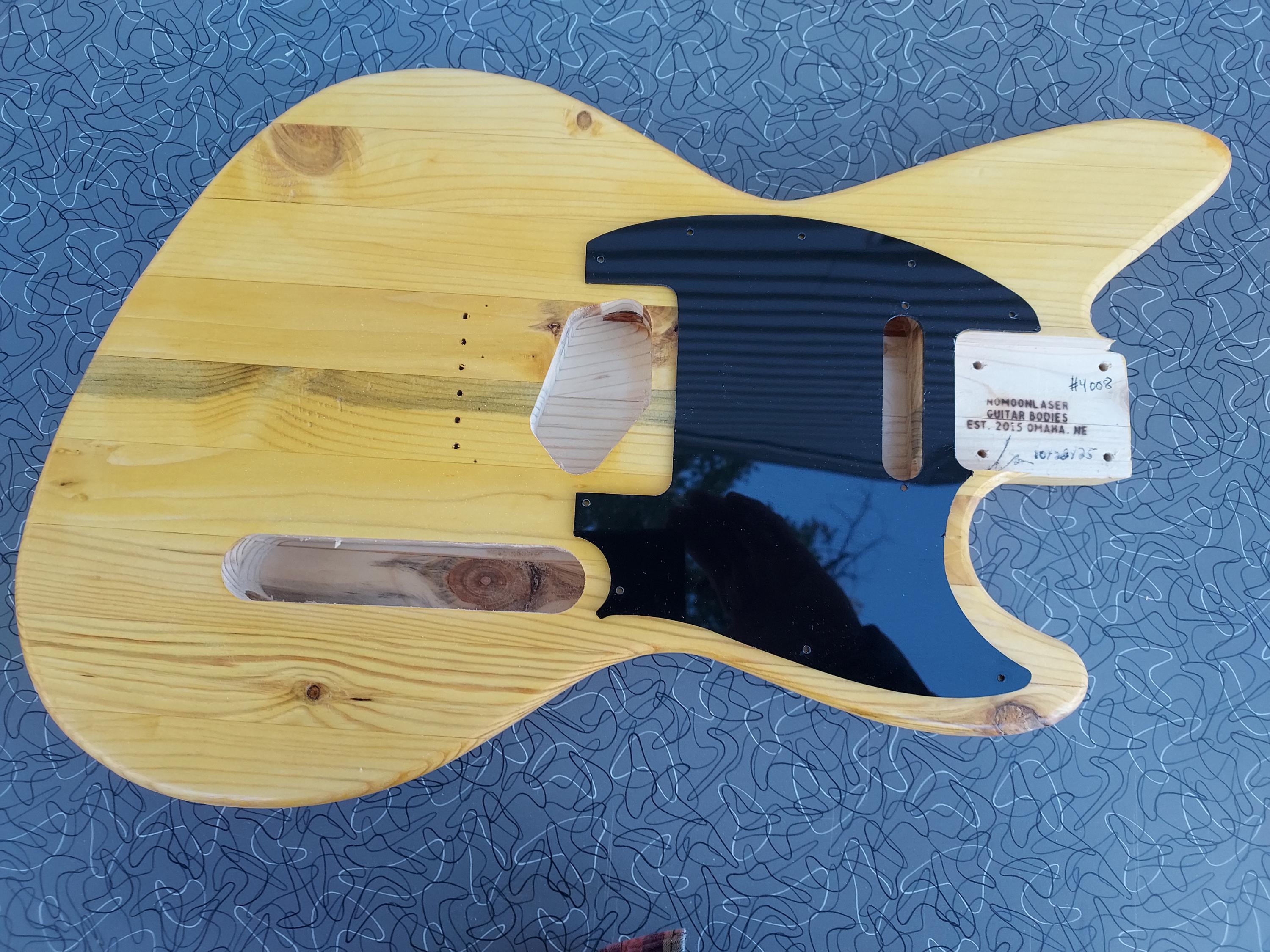 Guitar Body Jagstang/ Telecaster Hybrid Style Nitro Finish