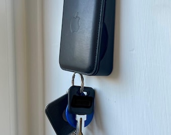 Apple Wallet Magnetische Wandhalterung (Optional Schlüsselanhänger)