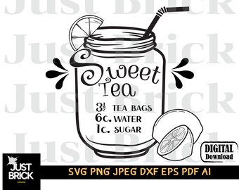 Download Clip Art Design Elements Bundle Sweet Tea Jesus Svg Mason Jar With Lemon Svg Instant Download Summertime Svg Dxf Eps Png Jpg Pdf Art Collectibles