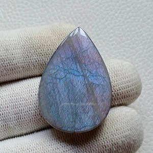 AAA Top Unique Rare Fire Labradorite Gemstone, Silver Pendant Jewelry Making Stone, 36X24X6 mm 43 Cart Top Quality Stone
