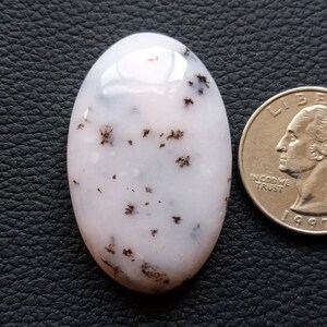 Sympathischer Rosa Opal Cabochon, Loser Edelstein, Alle Silber Schmuck Stein, 40X25X7 mm 52 CRT Rosa Opal Stein