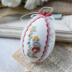 Easter egg,Easter ornament,gift for mom,Easter Bunny,Easter Tree Decoration,Easter Fabric,Easter Decoration,Hanging Decoration,mother day