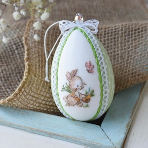 Easter egg,Easter ornament,personalized gift,gift for him,gift for her.Easter Bunny,Easter Tree Decoration,Easter Fabric,Easter Decoration