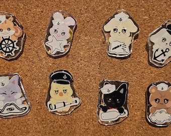 Pin de resina AniTeez Marino