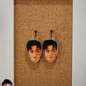 Stray Kids Bang Chan Pride Drop Earrings