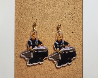 Pendientes colgantes Stray Kids Chan Cheese Car