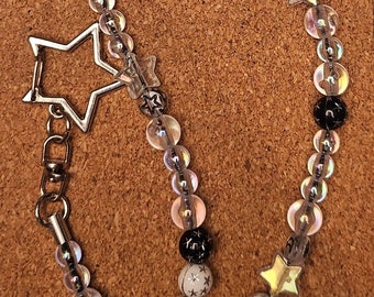 Encanto del bolso del llavero del encanto del teléfono con cuentas