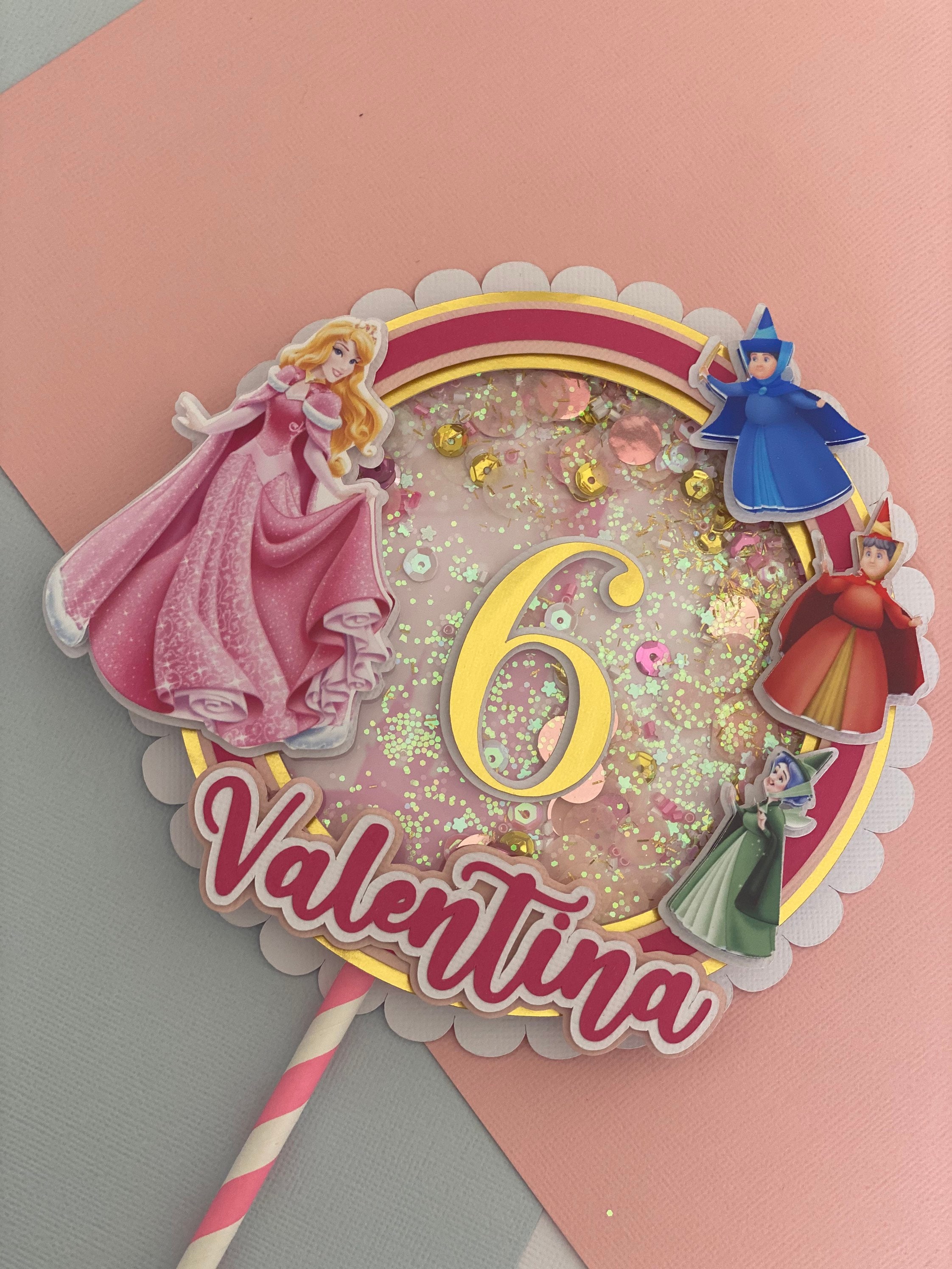 Aurora Cake Topper Princess Cake Topper Girl Cake Topper Etsy UK