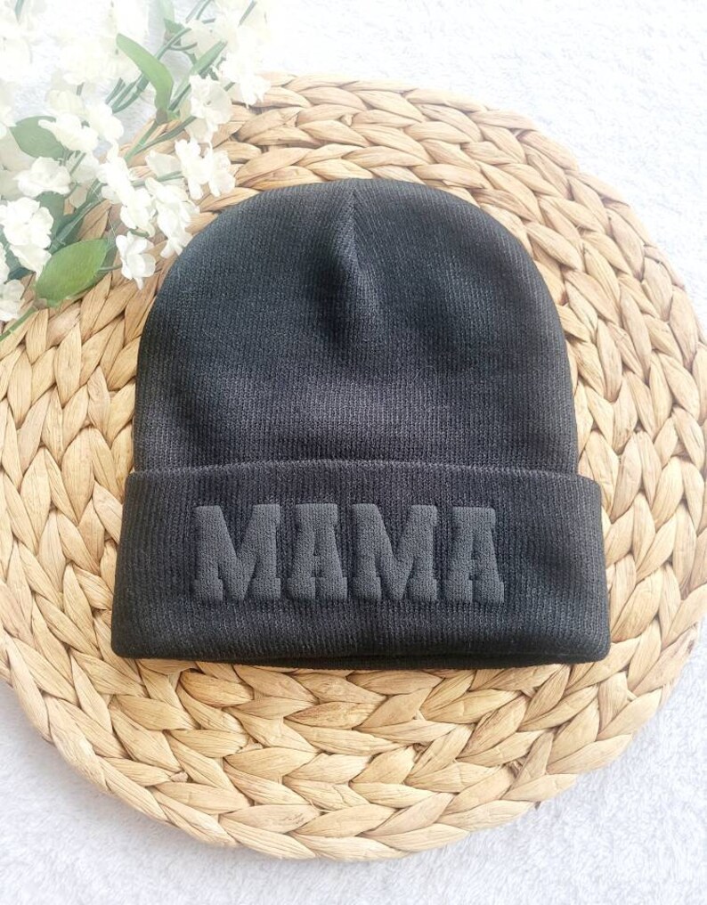 Mama Puff Vinyl Beanie Hat Etsy