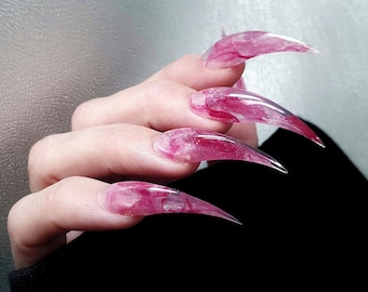 Claw Press On Nails, Handmade Cosplay Gift for her