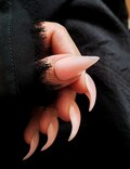 Pink Werewolves clows, Werewolf Nails, Claw press on nails product logo