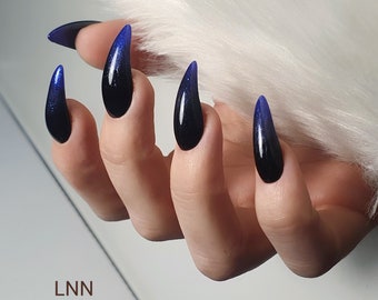 Gothic Claw Press On Nails: Hand Painted Werewolf Nails
